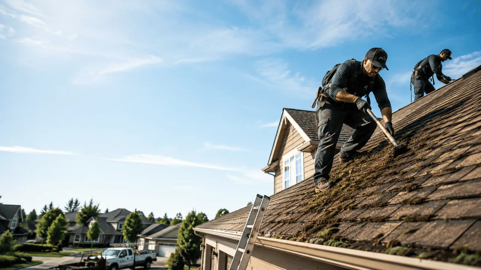Roof Moss Removal in Burdett, KS near me